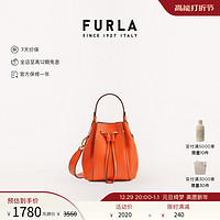 FURLA 芙拉 MIASTELLA牛皮迷你女士通勤单肩斜挎水桶包