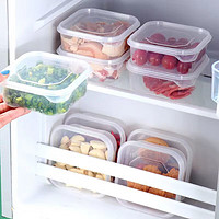 厨聚德冰箱收纳盒冻肉分格盒子冷冻保鲜盒食物分装盒冰箱整 2个装【350ml】