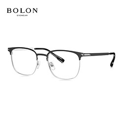 BOLON 暴龙 眼镜王俊凯同款眉架光学镜架男商务风近视眼镜框 BJ7258B15