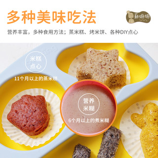 苏嫲嫲 有机六彩胚芽米粉 无麸质 250g 儿童营养米糊