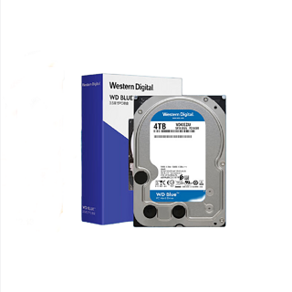 机械硬盘 WD Blue 西数蓝盘 4TB CMR垂直 5400转 256MB SATA (WD40EZAX)