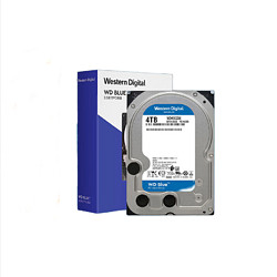 西部数据 蓝盘系列 3.5英寸 台式机硬盘 4TB（CMR、5400rpm、256MB）WD40EZAX