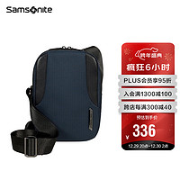 Samsonite 新秀丽 斜挎包2023年上新单肩包旅行背包时尚KL6*01001蓝色圣诞节礼物