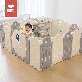 AOLE 澳乐 百变可折叠ins游戏围栏宝宝防护栏栅婴儿儿童爬爬行垫室内