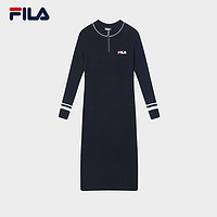 FILA 斐乐 女装2023休闲运动连衣裙F51W348301