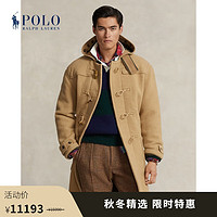 Polo Ralph Lauren 拉夫劳伦 男装 23年秋双面羊毛栓扣外套RL17649 260-棕色 XXL