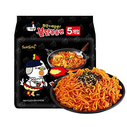 SAMYANG 三养 韩国三养火鸡面5包正宗进口韩式超辣干拌面方便速食