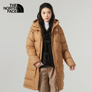 The North Face北面防寒羽绒服女秋冬户外登山服防风保暖700蓬鹅绒长款外套 I0J XL