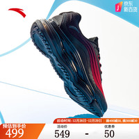 ANTA 安踏 弹力胶2丨男鞋缓震回弹跑步鞋男冬季橡胶大底耐磨防滑运动鞋 经典红/黑-5 9 (男42.5)