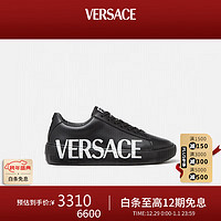 VERSACE 范思哲 23春夏男士回纹运动鞋黑色430  礼物