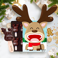 Enon 怡浓 麋鹿黑巧克力棒棒糖节日可可脂网红限定礼盒装儿童零食礼物