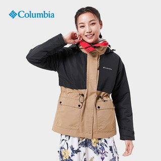 哥伦比亚 棉服女子户外防风保暖中长款滑雪服外套WR6272