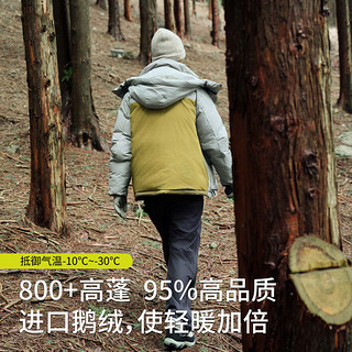 Naturehike 挪客冬季男士三防水加厚连帽羽绒服户外工装外套