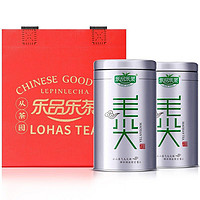 乐品乐茶 2023特级毛尖茶叶绿茶新茶明前春茶嫩芽茶叶口粮茶礼品礼盒装 毛尖茶100g*2罐