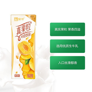 MENGNIU 蒙牛 真果粒牛奶饮品整箱礼盒装 黄桃果粒250g*12盒*2箱