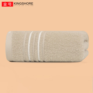 金号 KINGSHORE金号 KINGSHOREA类纯棉毛巾 洗脸吸水面巾 家用成人擦脸洗澡毛巾 【棕】