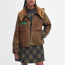 Barbour 巴伯尔 x GANNI 联名 Spey 油蜡外套