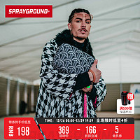 SPRAYGROUND 新款复古老花鲨鱼嘴通勤百搭手抓包男手拿包女潮牌ins