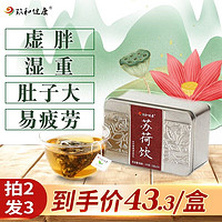 玖和健康 苏荷饮紫苏荷叶山楂冬瓜茯苓茶去祛除寒痰湿体质调理舌苔厚白茶