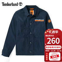 Timberland添柏岚外套男秋冬户外运动通勤衬衫翻领上衣休闲工装夹克A61G9 A61G9433/蓝色 S/170