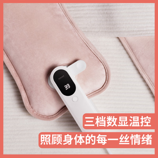 素乐质造热水袋可充电式暖手宝可爱女敷肚子毛绒电暖水袋防爆电暖袋 远山紫【水袋版+热水袋+防爆夹】智能温控+水电分离