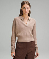 Collared Merino Wool-Blend Sweater