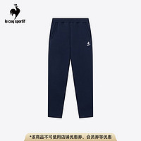 乐卡克（Le coq sportif）法国公鸡新年双旦款女款24三色系列修身舒适针织运动长裤 藏青色/D01 2XL