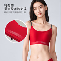 VICTORIA'S SECRET 直降208|维密 果冻条背心式软支撑文胸本命年内衣套装袜子红内裤