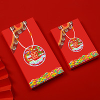 轩朵 创意故宫风精美中式龙袍结婚复古风高档加厚红包袋2024可