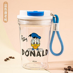 Disney 迪士尼 塑料水杯咖啡杯Tritan牛奶杯直饮CJDL22052-TL-W唐老鸭蓝色400ml