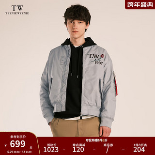 Teenie Weenie Men小熊男装字母棉服男2024春季 灰色 170/M