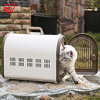 IRIS 爱丽思 宠物猫咪背包泰迪外出便携旅行箱便携提篮手提箱车载箱中型