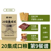 食芳溢20速食军单兵作战用粮压缩饼干即食整箱食品户外干粮 【2022年底生产】单兵口粮第9餐