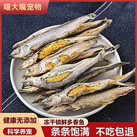 喵大嘴 多春鱼冻干猫零食小鱼干营养发腮成猫幼猫粮鹌鹑纯肉猫咪零食用品 冻干多春鱼50g