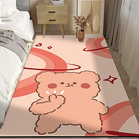 KAYE 加厚床前卧室地毯 油画鸭子 60x160 cm