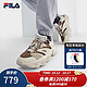 FILA 斐乐 ET异行鞋男鞋复古运动鞋休闲鞋厚底鞋 泡沫白/巧克力-WC 40