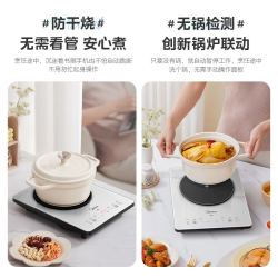 Midea 美的 铂钻系列 家用电磁炉 2200W大功率 电磁灶火锅炉 爆炒电磁炉 定时功能 MC-E22B20