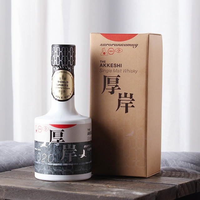 厚岸 东方艾雷岛 日本进口洋酒单一麦芽调和威士忌 白瓷瓶海外限量版200ml