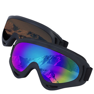 BAIJIE 拜杰 滑雪镜滑雪眼镜男护目镜双层防雾防风防强光