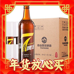 TAISHAN 泰山啤酒 泰山原浆 黄七标 啤酒 720ml*6瓶