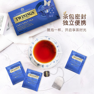 TWININGS 川宁 英国川宁Twinings 仕女伯爵红茶25袋装 茶包袋泡茶 进口红茶