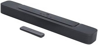 JBL 杰宝 Bar 2.0 一体机 (MK2)：紧凑型 2.0 通道条形音箱 黑色