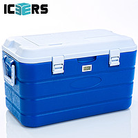 ICERS 艾森斯40L保温箱PU医用冷藏箱车载户外冰箱便携式钓鱼箱配10冰袋