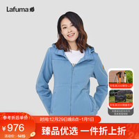 LAFUMA乐飞叶抓绒衣女 冬户外防风摇粒绒拼接保暖外套 LFJA3CR64Y 蓝色BL 175/92A（42）