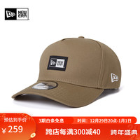 NEW ERA纽亦华弯檐硬顶棒球帽子贴布卡车帽遮阳帽940 13352248-卡其色 OSFM