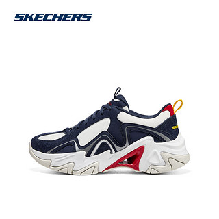 斯凯奇（Skechers）牛仔机甲鞋三代运动鞋896212/894209 女款-海军蓝色/红色/NVRD 36