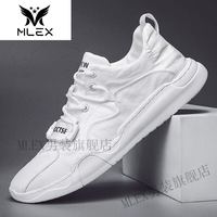 MLEX 卡登威公牛男鞋004男士运动休闲鞋软底冰丝帆布鞋老北京布鞋 绿色 41