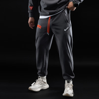 Monster Guardians运动卫衣男 宽松版型秋冬加绒复古潮流POLO领连帽卫衣 陨石灰长裤 S