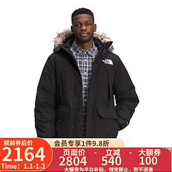 THE NORTH FACE 北面 TNF北面羽绒服 鹅绒 MCMURDO男款JK3-黑色 M