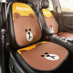 潮九玩五卡通汽车坐垫四季通用单片主驾驶可爱车内座椅垫车载后排座垫